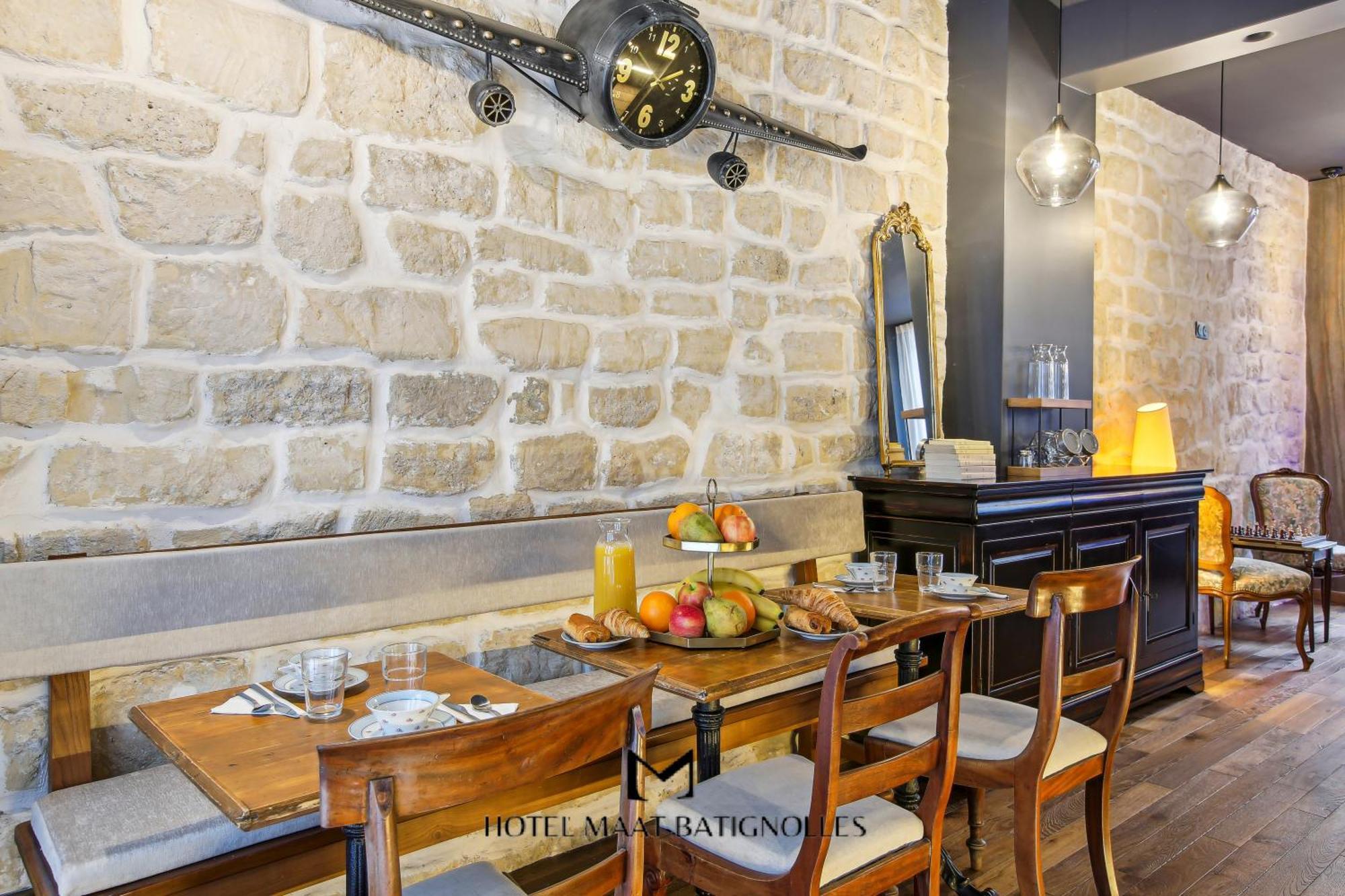 Hotel Maat Batignolles Paris Exterior foto
